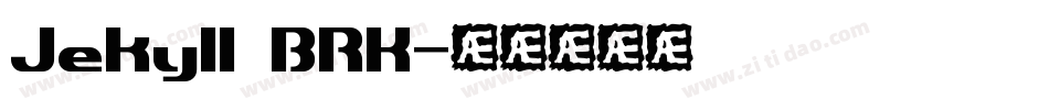 Jekyll BRK字体转换